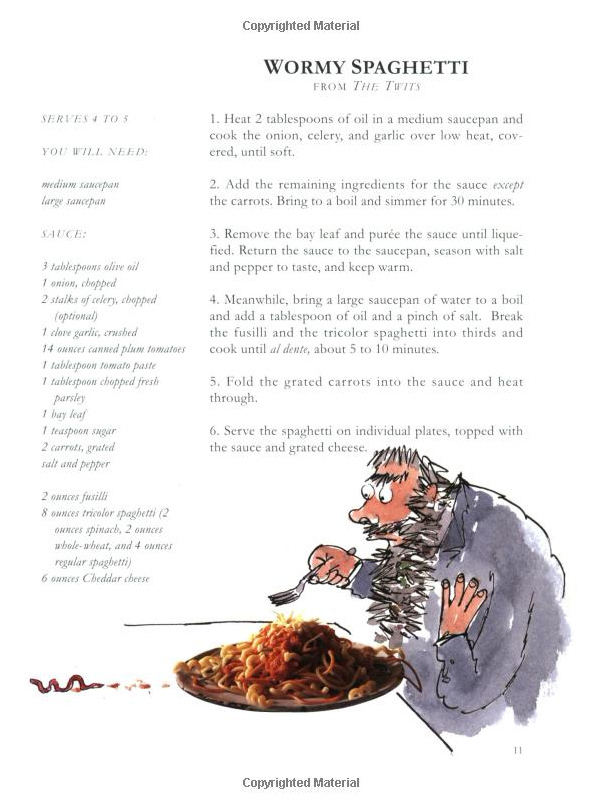 Roald Dahl's Revolting Recipes on Paperback by Roald Dahl