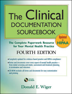 The Clinical Documentation Sourcebook by Donald E. Wiger image