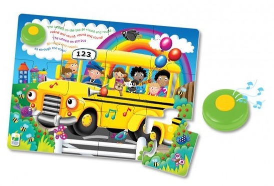 My First Sing Along Puzzle - Wheels on the Bus image