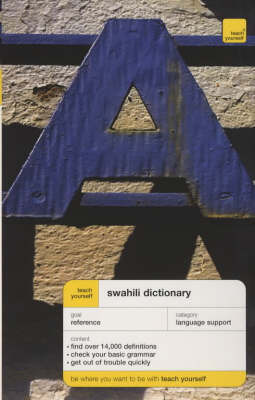 Swahili Dictionary by D.V. Perrott image