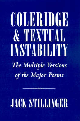 Coleridge and Textual Instability by Jack Stillinger image