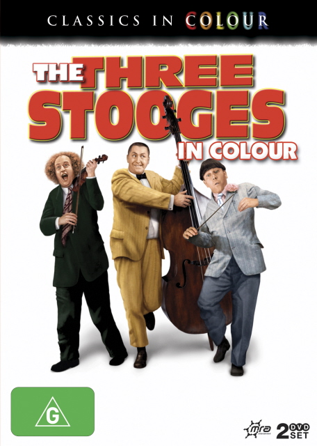 Three Stooges In Colour, The (Classics In Colour) (2 Disc Set) on DVD image