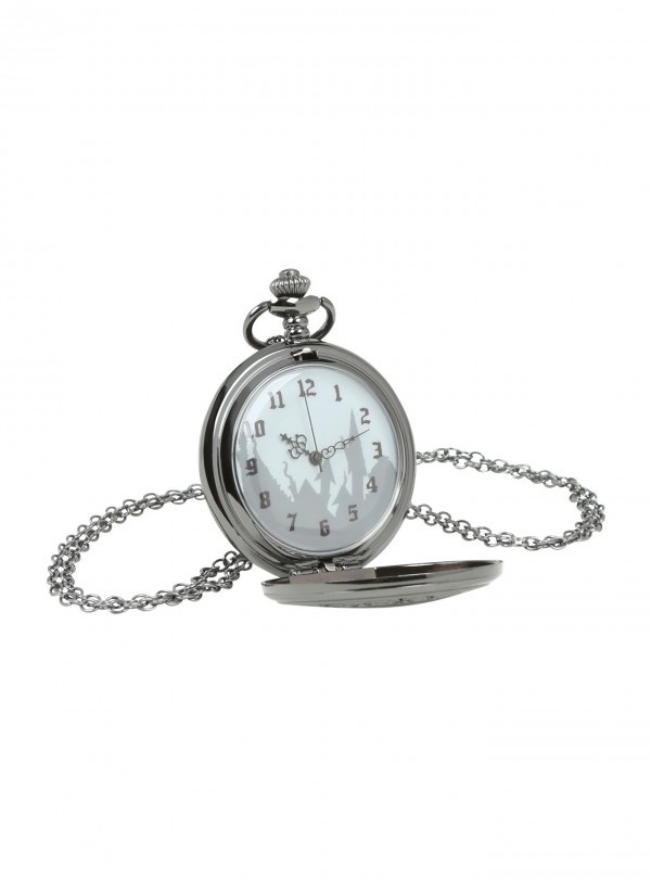 Neon Tuesday: Nightmare Before Christmas - Jack & Sally Pocket Watch Necklace image