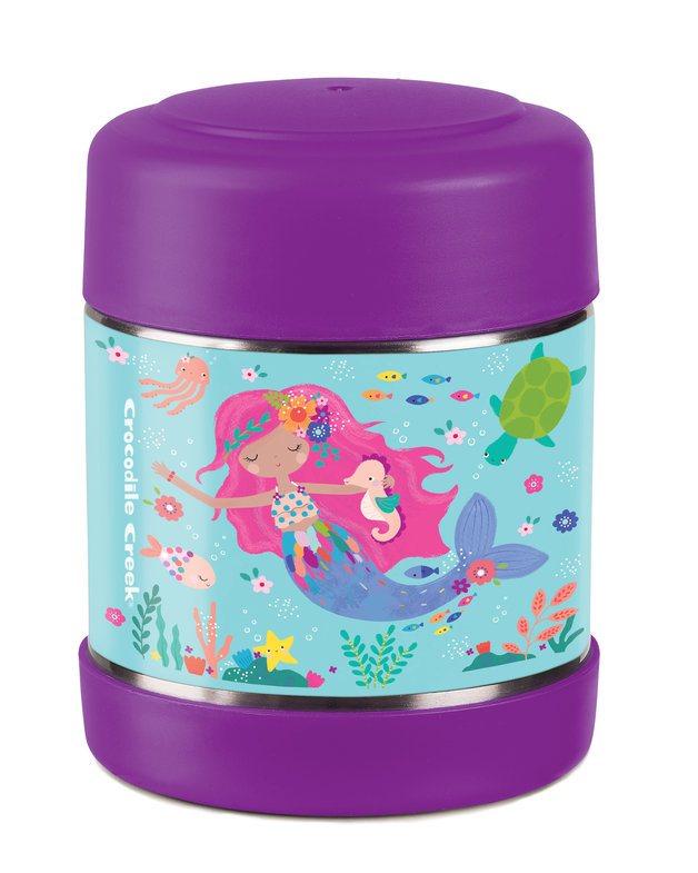 Buy Crocodile Creek Insulated Food Jar Mermaid at Mighty Ape NZ