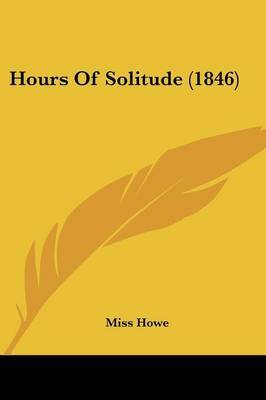 Hours Of Solitude (1846) image