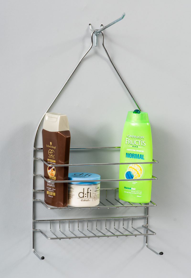 L.T. Williams Chrome Shower Caddy Large at Mighty Ape NZ