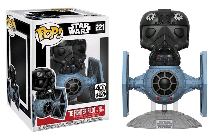Star Wars - Tie Fighter & Pilot Pop! Deluxe Figure image