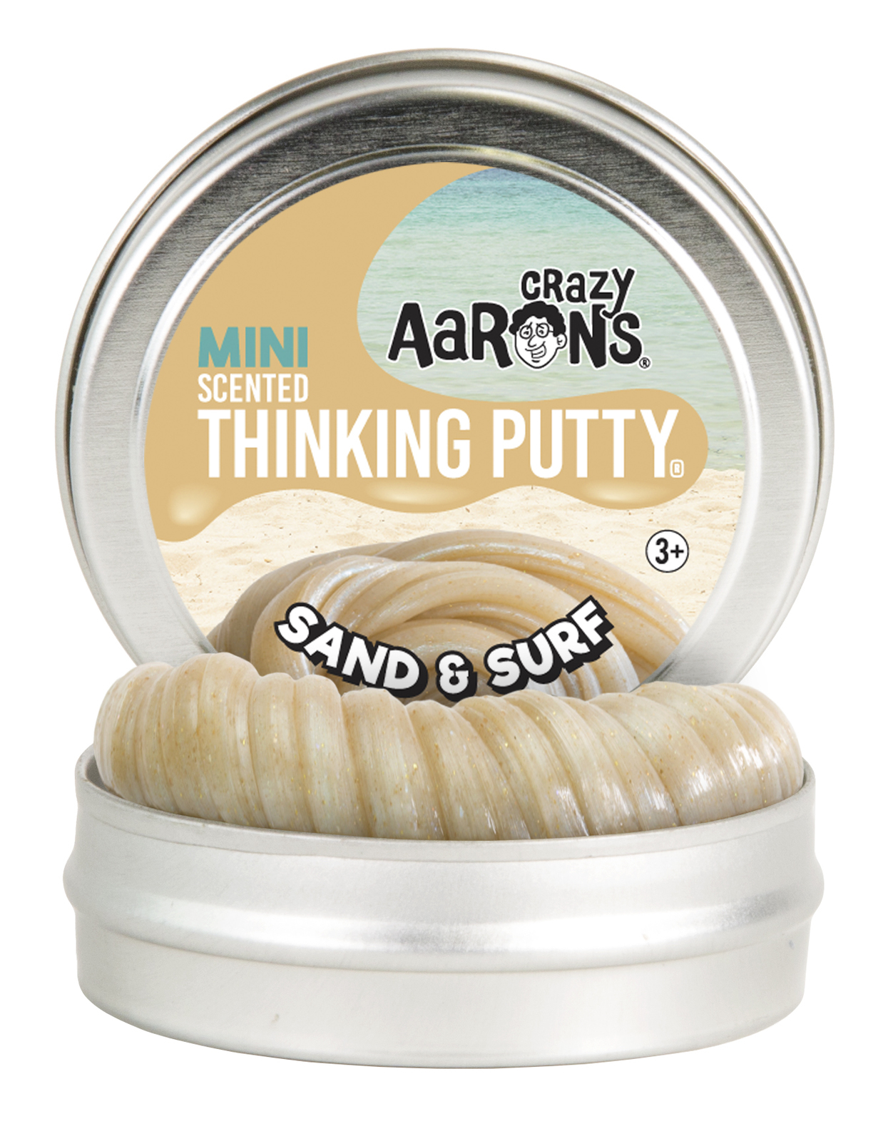 Crazy Aarons: Thinking Putty - Sand & Surf (Mini Tin) image