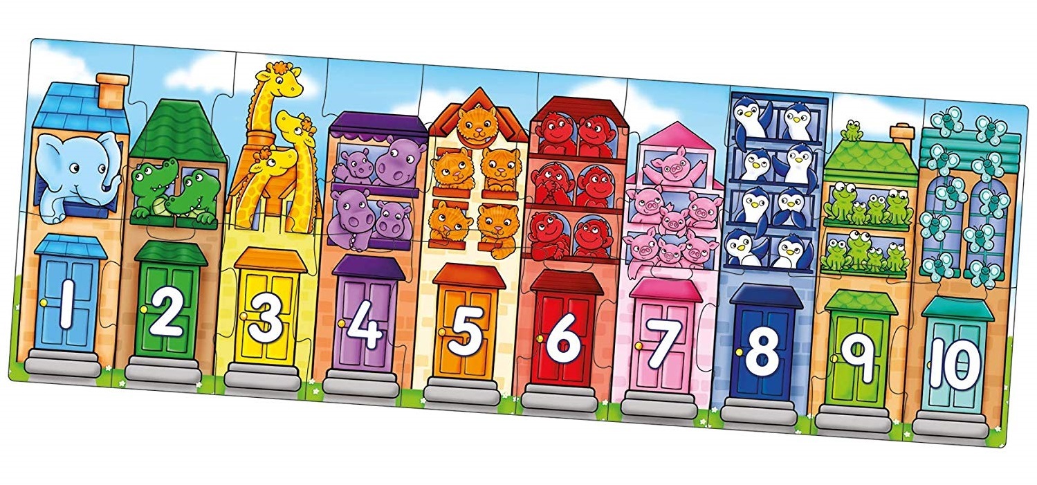 Orchard Toys: Number Street - Jigsaw Puzzle Set image