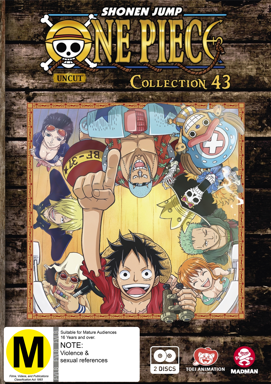 One Piece (uncut) Collection 43 DVD Buy Now at Mighty Ape NZ