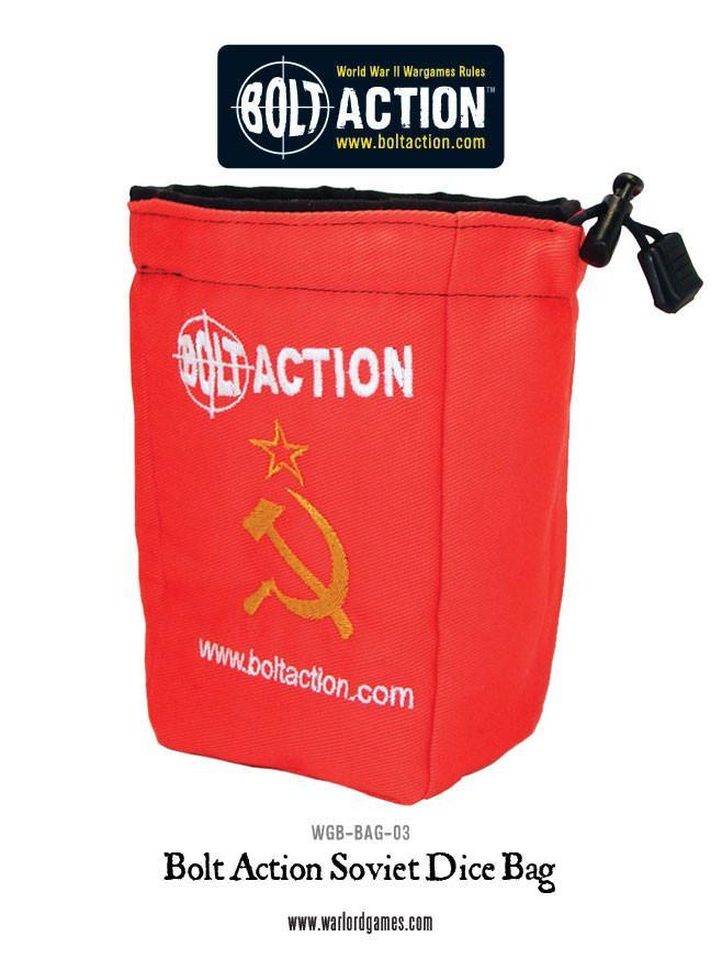 Bolt Action Soviet Dice Bag & Dice image