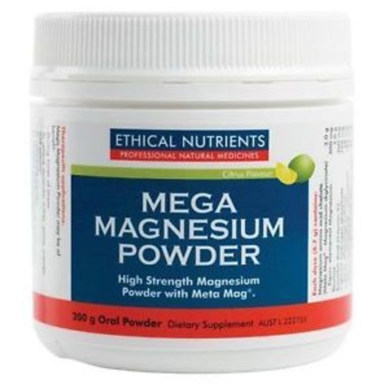 Buy Ethical Nutrients MEGAZORB Mega Magnesium Powder Citrus (200g