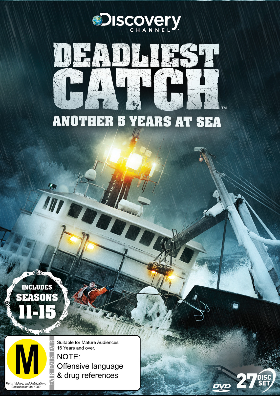 Deadliest Catch: Another 5 Years At Sea - The Complete Seasons 11-15 on DVD image