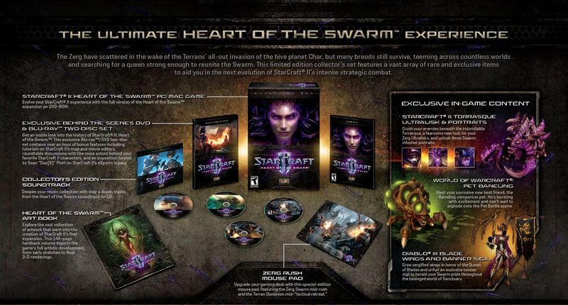 StarCraft II: Heart of the Swarm Collector's Edition on PC