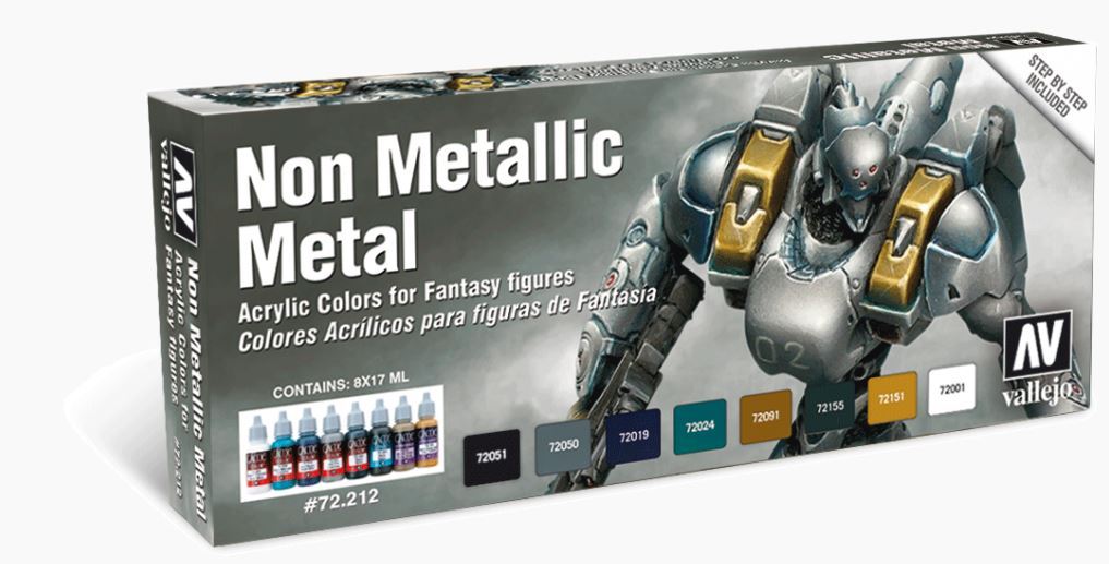 Vallejo Non Metallic Metal Paint Set image