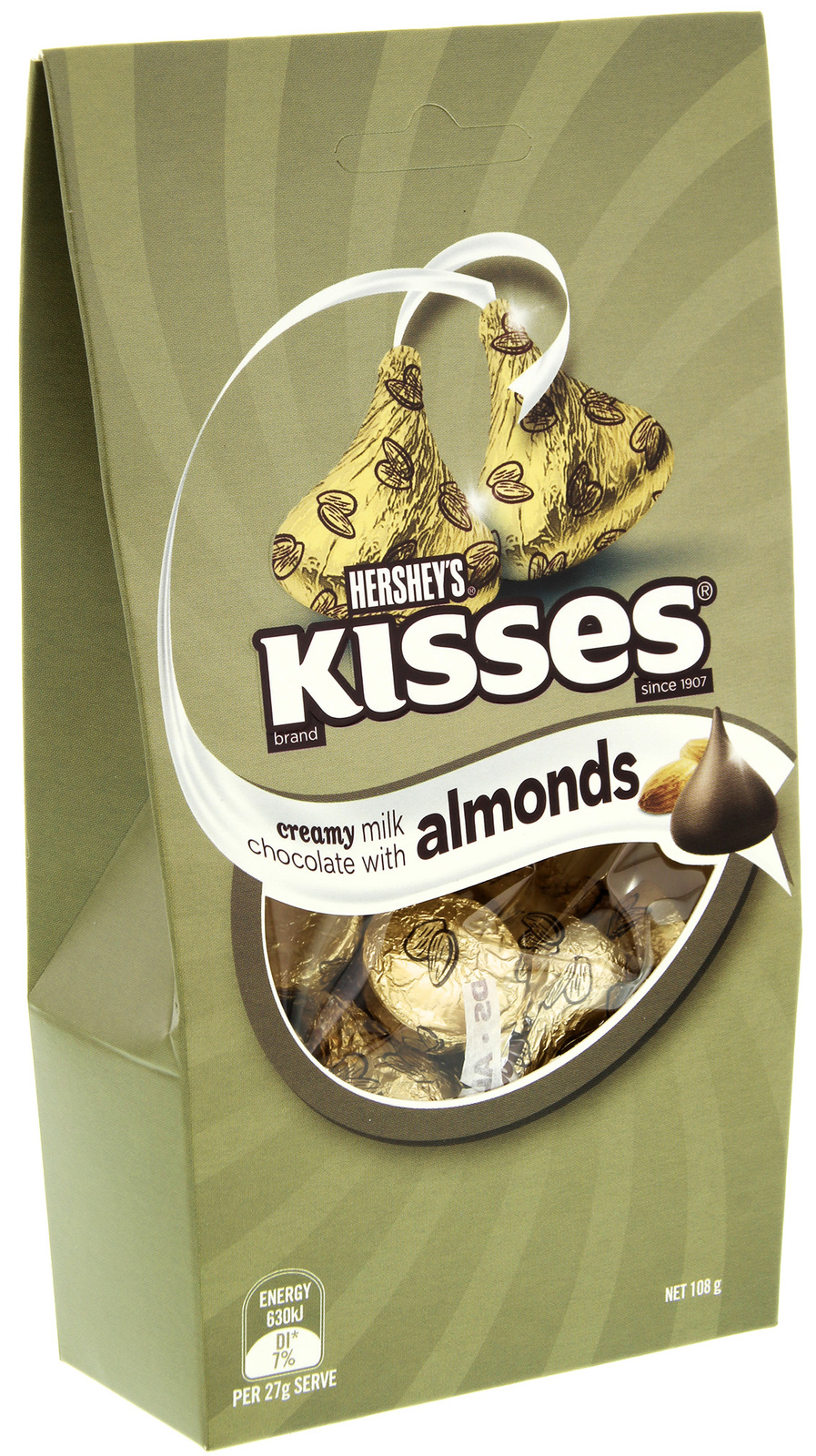 Hershey's Extra Creamy Kisses with Almonds 108g image