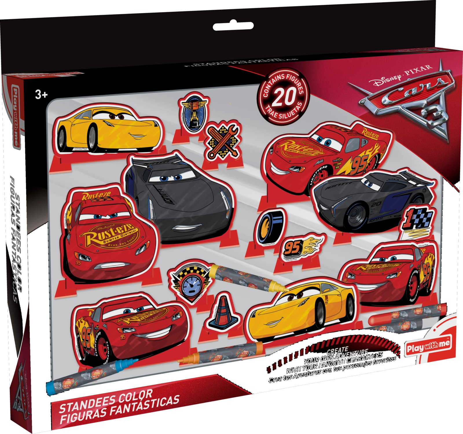 Buy Disney Cars 3 Colour Standees Kit at Mighty Ape Australia