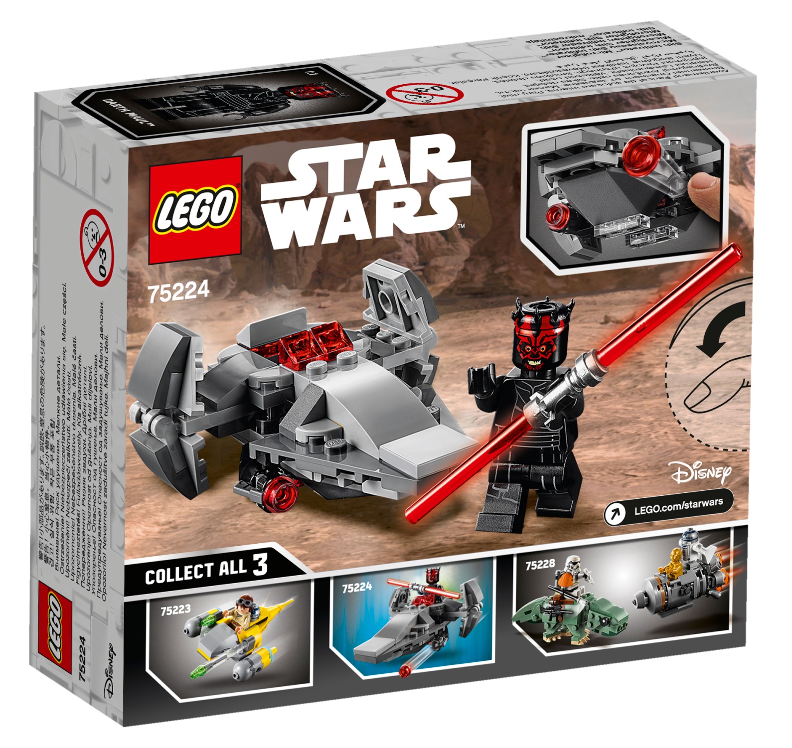 LEGO Star Wars: Sith Infiltrator - Microfighter (75224) image