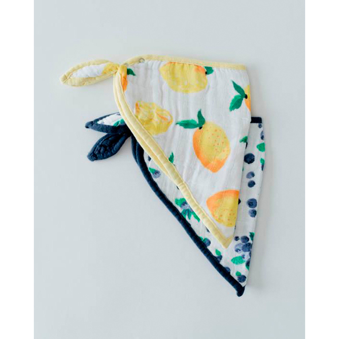 Buy Little Unicorn Muslin Bandana Bib Berry Lemonade (2 Pack) at
