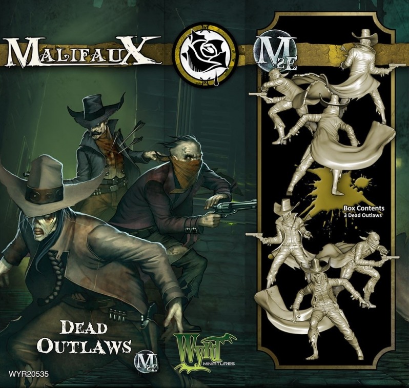 Malifaux: Outcasts - Dead Outlaws (3pc)