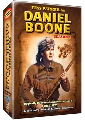 Daniel Boone (1964) - Season 1 (8 Disc Box Set) Black and White on DVD image