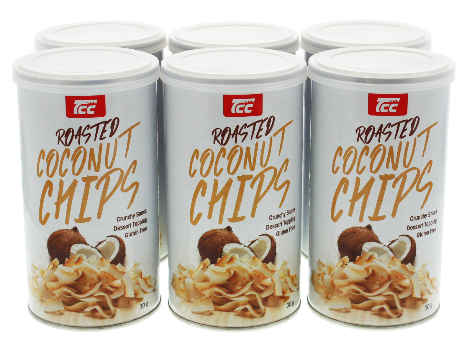 Roasted Coconut Chips 6 pack at Mighty Ape NZ