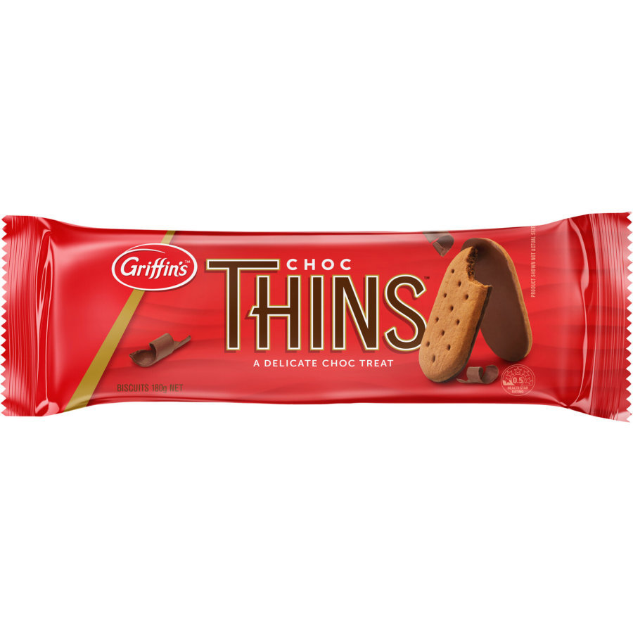 Griffins Chocolate Thins (180g) at Mighty Ape NZ