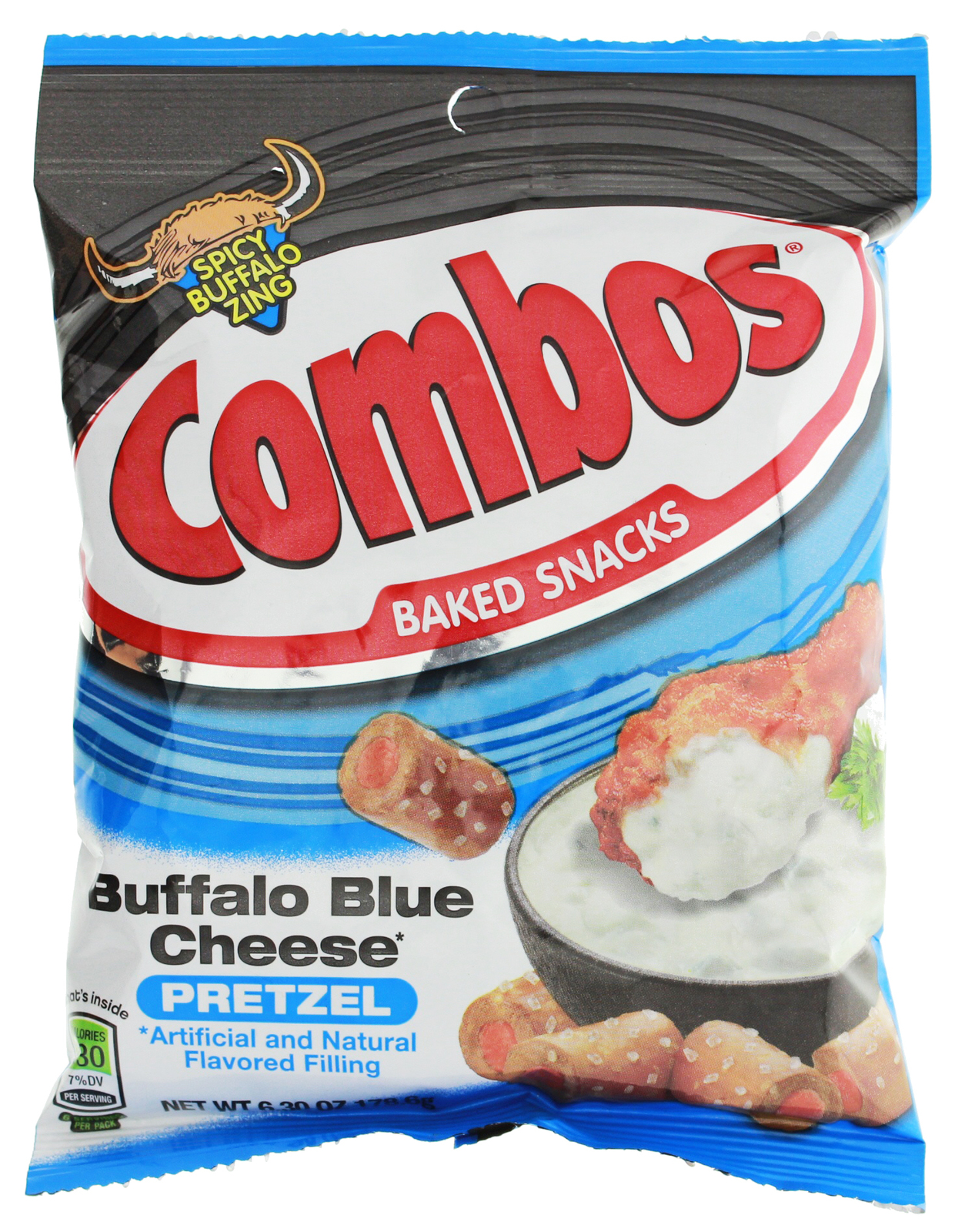 Combos Buffalo Blue Cheese Pretzel Baked Snacks (178.6g) image
