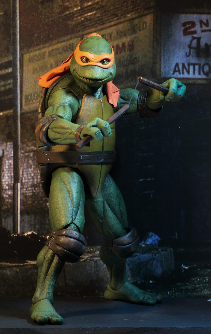 Teenage Mutant Ninja Turtles: Michelangelo (1990 Movie) - 1:4 Scale Action Figure image