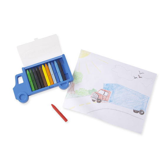 Melissa & Doug: Truck Crayon Set