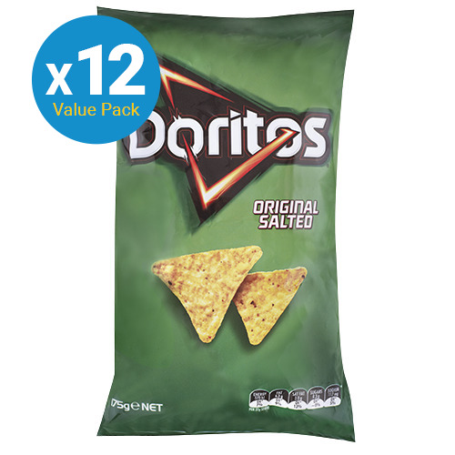Doritos Corn Chips 170g Original (12 Pack) at Mighty Ape NZ