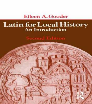 Latin for Local History by Eileen Gooder image