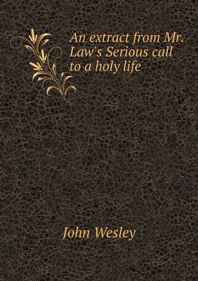 Extract from Mr. Law's Serious Call to a Holy Life image