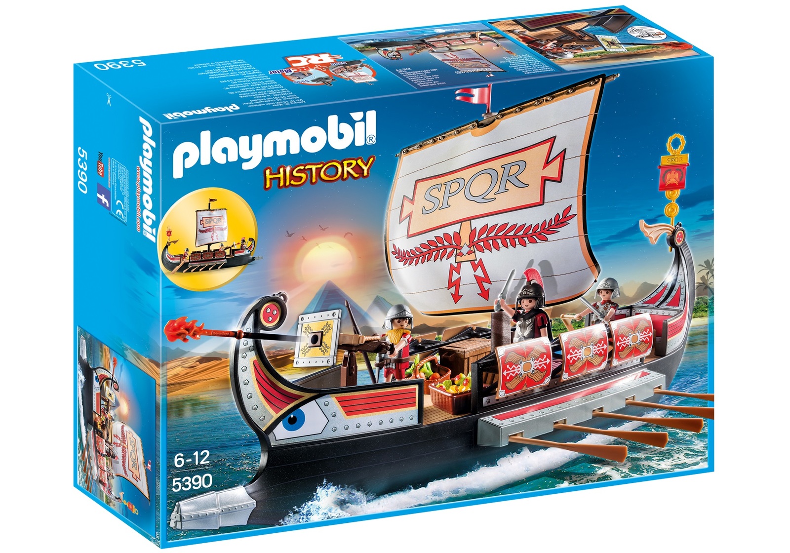 Playmobil: History - Roman Warriors' Ship image