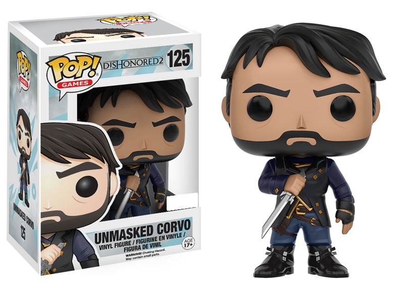 Dishonored 2 - Corvo (Unmasked) Pop! Vinyl Figure image