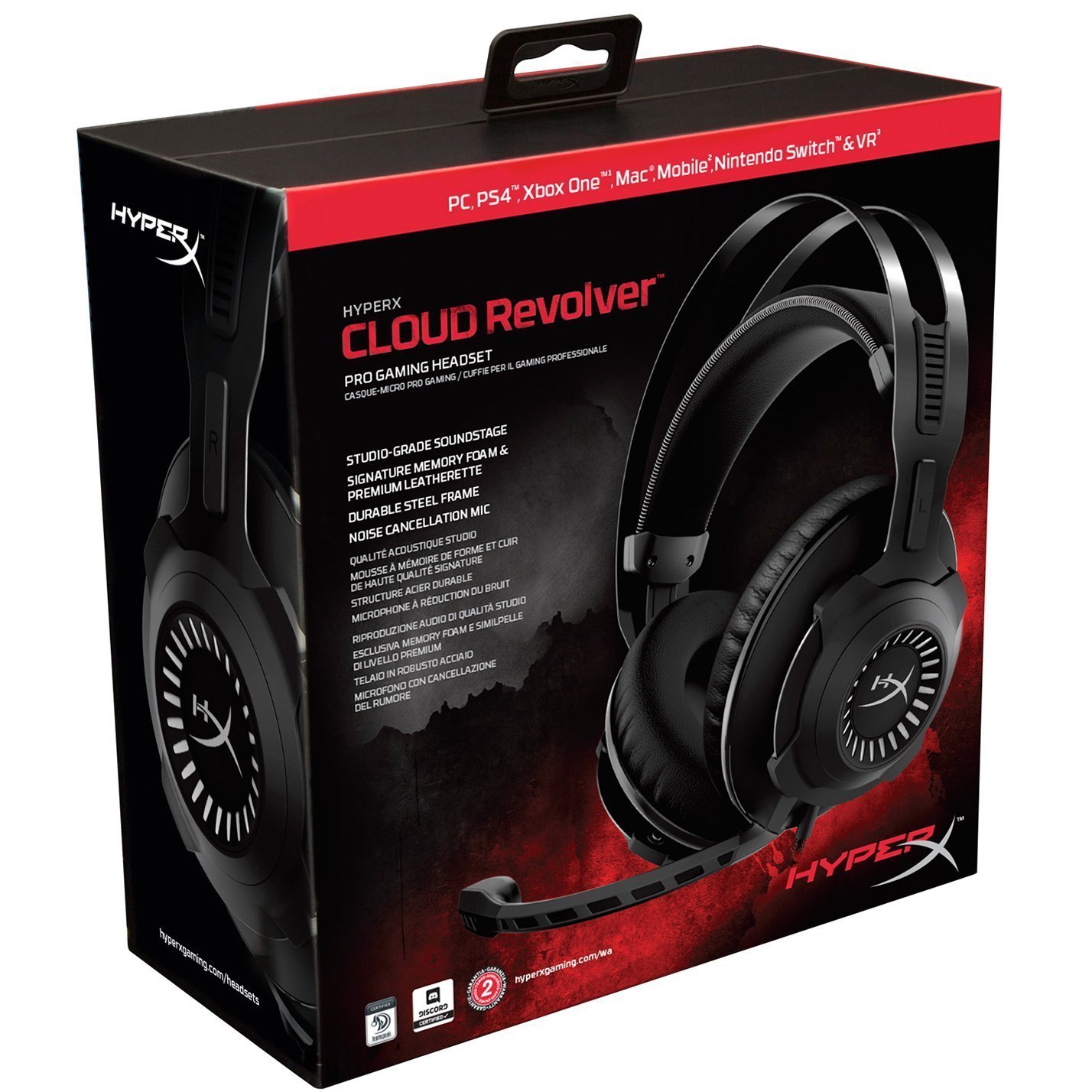 HyperX Cloud Revolver Gaming Headset (Gun Metal) for image