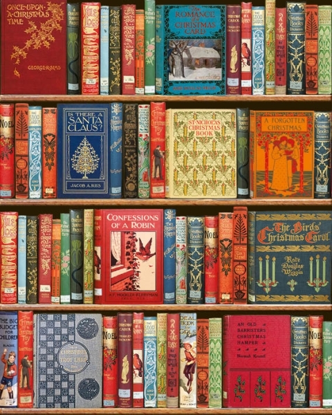 Bodleian Library: Christmas Advent Calendar - Christmas Bookshelf image