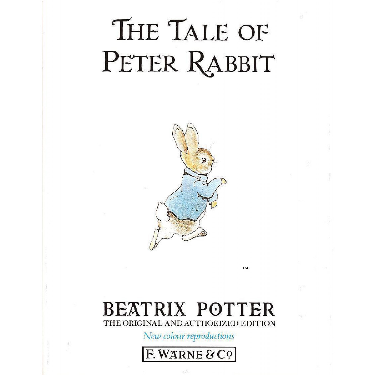 The Tale Of Peter Rabbit on Hardback by Beatrix Potter