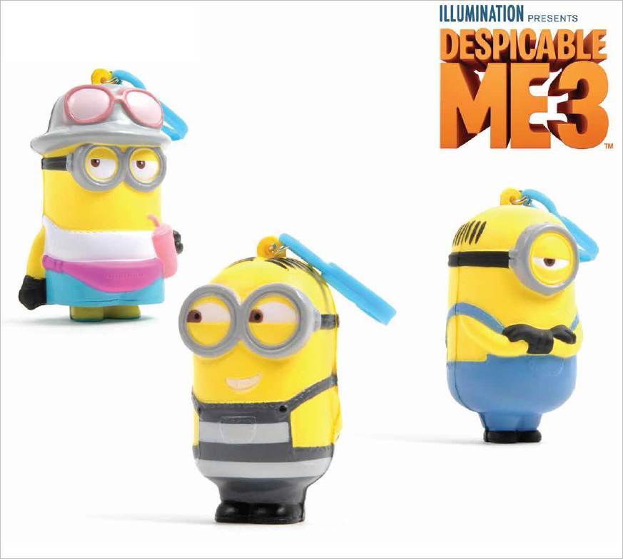 Despicable Me 3 Bag Clip image