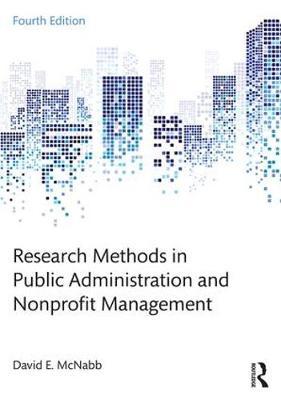 Research Methods in Public Administration and Nonprofit Management by David E McNabb image