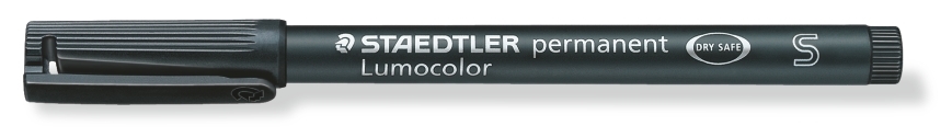 Staedtler: Lumocolor Permanent Superfine Tip Pen - Black