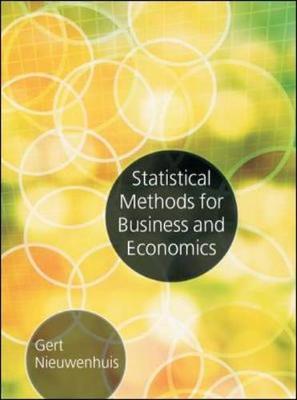 Statistical Methods for Business and Economics by Gert Nieuwenhuis image