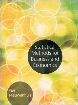 Statistical Methods for Business and Economics image