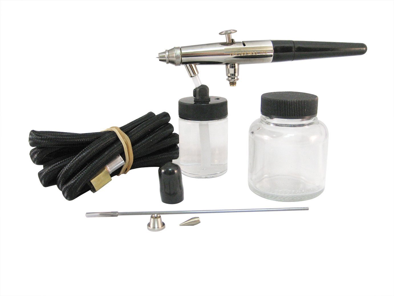 Badger 175 Crescendo Airbrush Set in Wood Grain Storage Case at