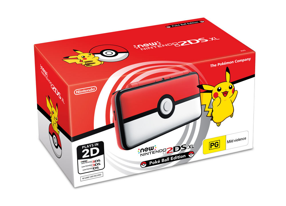 New Nintendo 2DS XL PokeBall Edition