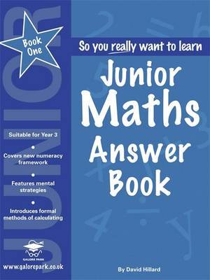 Junior Maths: Book 1 by David Hilliard image