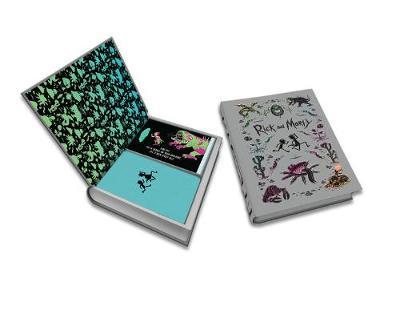 Rick and Morty Deluxe Note Card Set (With Keepsake Book Box) by Insight Editions image