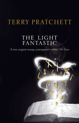 The Light Fantastic (Discworld - Rincewind) (black cover) by Terry Pratchett image