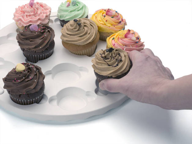 Collapsible Cupcake Carrier New Red at Mighty Ape NZ