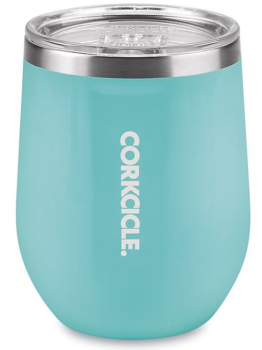 Corkcicle Stemless Turquoise (12oz) at Mighty Ape NZ